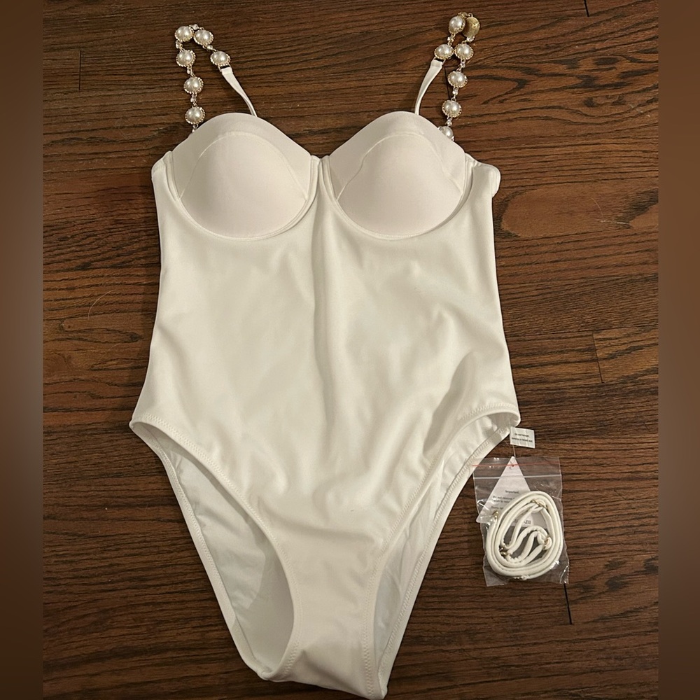 Nadine Merabi swimsuit